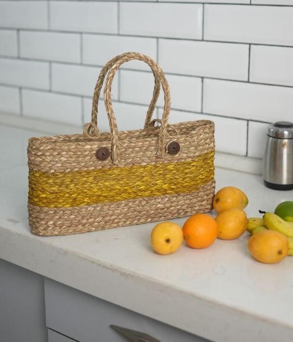 Yellow Tote Shopper Bag